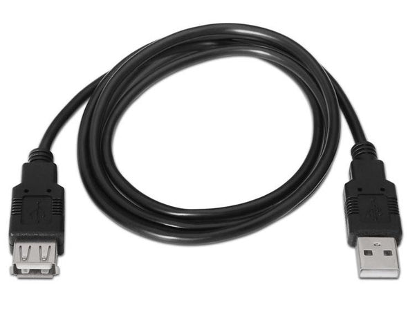 Cable Extensor USB 2.0 Tipo A/M-A/H Negro 3 Metros - CSYSTEM REINOSA