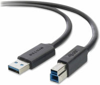 Cable USB 3.0 Impresora Conectores USB A Macho / B Macho 1,8 Metros
