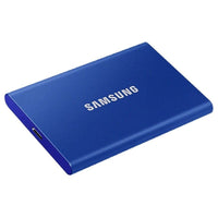 Samsung T7 Disco Duro SSD PCIe NVMe USB 3.2 500GB Azul