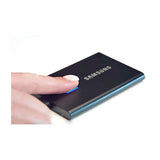 Samsung T7 Touch Disco Duro Externo SSD 500GB USB 3.2 Negro