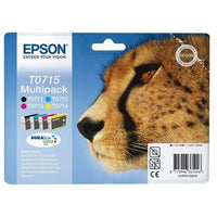 Epson Multipack T0715 - Negro/Cian/Magenta/Amarillo Original