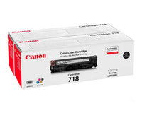Pack 2 Unidades Toner Canon Negro 718 Original