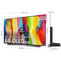 Televisor LG OLED EVO 48C24LA 48" - Smart TV - Wifi - Ultra HD 4K