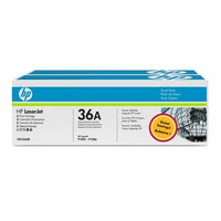 Toner 2 Unidades Hp Negro 36A Original