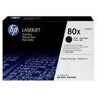 Toner Hp Negro 80X XL Dual Pack Original