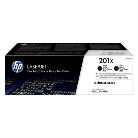 Toner Negro Hp 201X (2 Unidades) Original